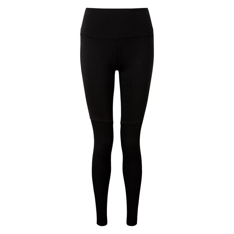 TriDri Womens/Ladies Rib Knit Contrast Bottom Yoga Leggings