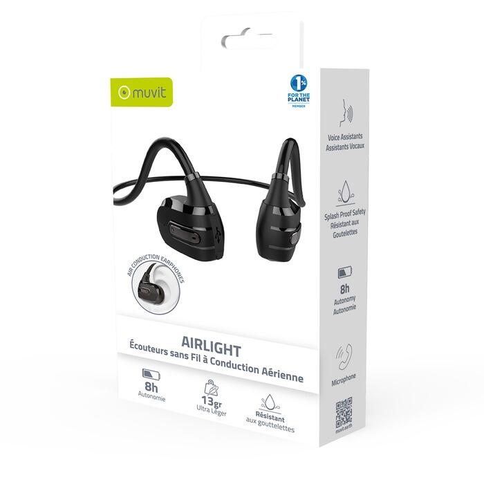 Ecouteurs Muvit sans fil bluetooth à conduction Aérienne