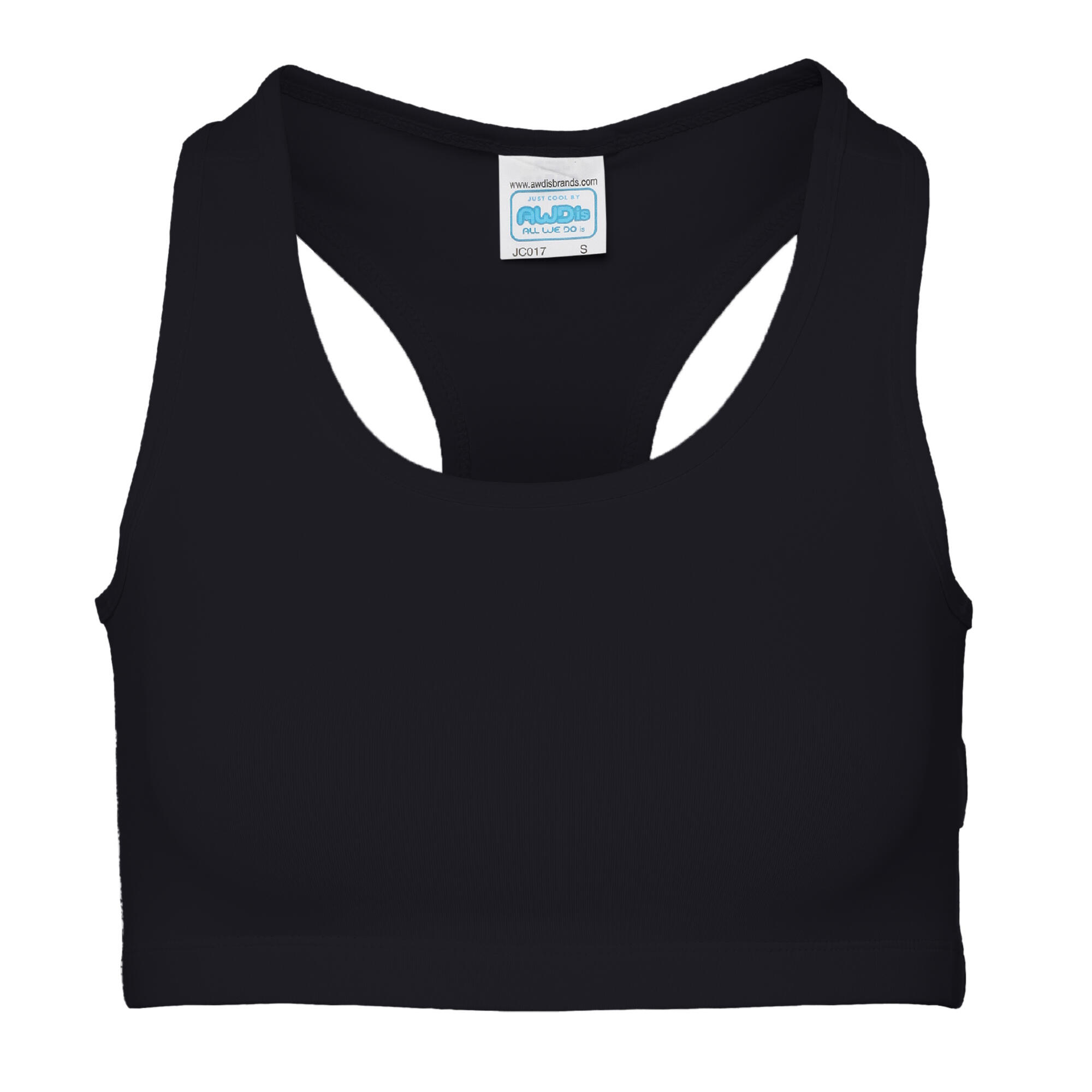 AWDis Just Cool Womens/Ladies Sleeveless Girlie Sports Crop Top