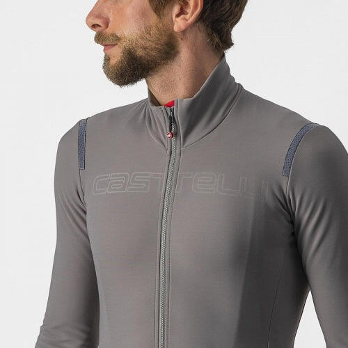 CASTELLI　TUTTO NANO ROS JERSEYサイズM Castelli Tutto Nano RoS Jersey - Nickel Gray