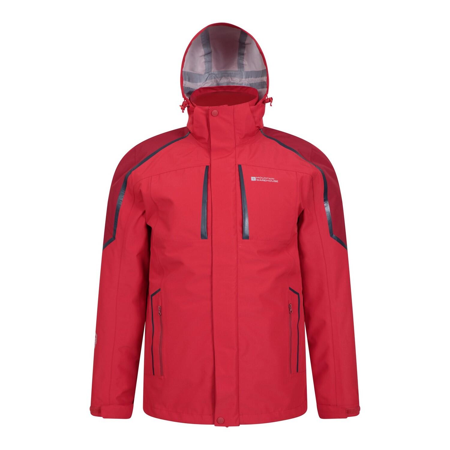 MOUNTAIN WAREHOUSE EXTREME ウェア Zenith Extreme Mens 3-in-1 Waterproof Jacket | Mountain