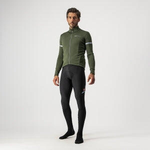 castelli　FONDO 2 JERSEY FZサイズXS Castelli Fondo 2 Jersey FZ - Military Green/Silver Reflex