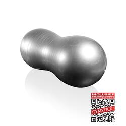 Gimnast. Kamuolys Ovalus 84x36x36cm gymstic 62003 silver bola