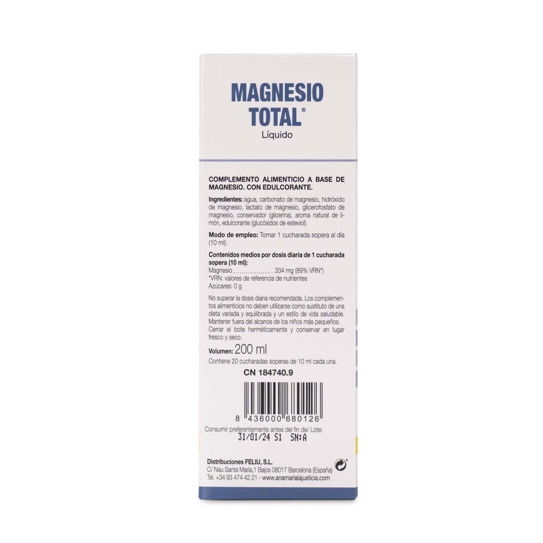 MAGNESIO TOTAL Sabor limón (200ml) - Líquido 3/3