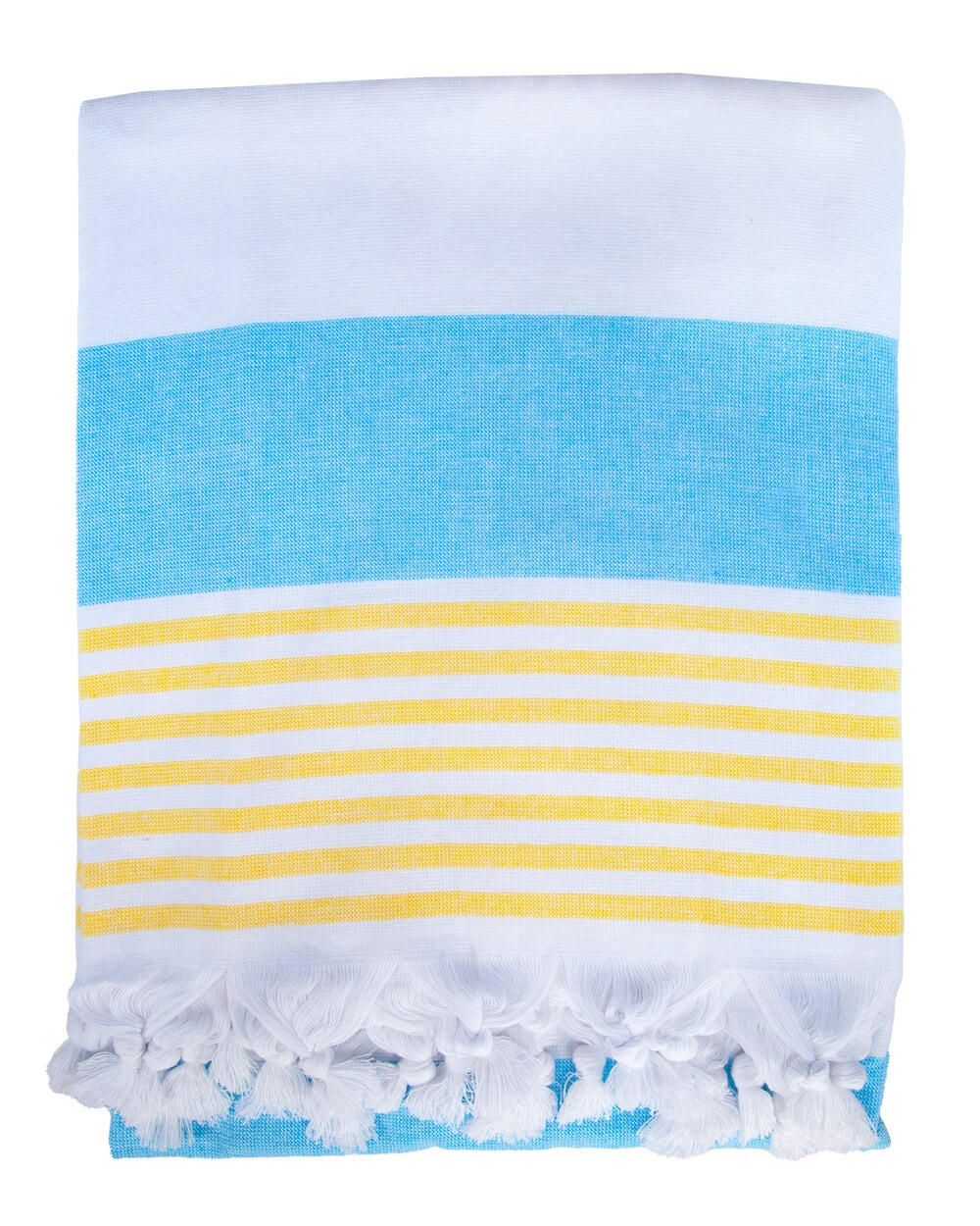 Toalha pestamal bicolor 140x180 com cachos 100% algodão