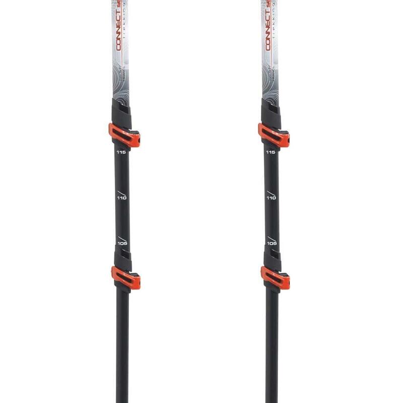 Bâtons TSL Connect carbon 3 cross wt - standard