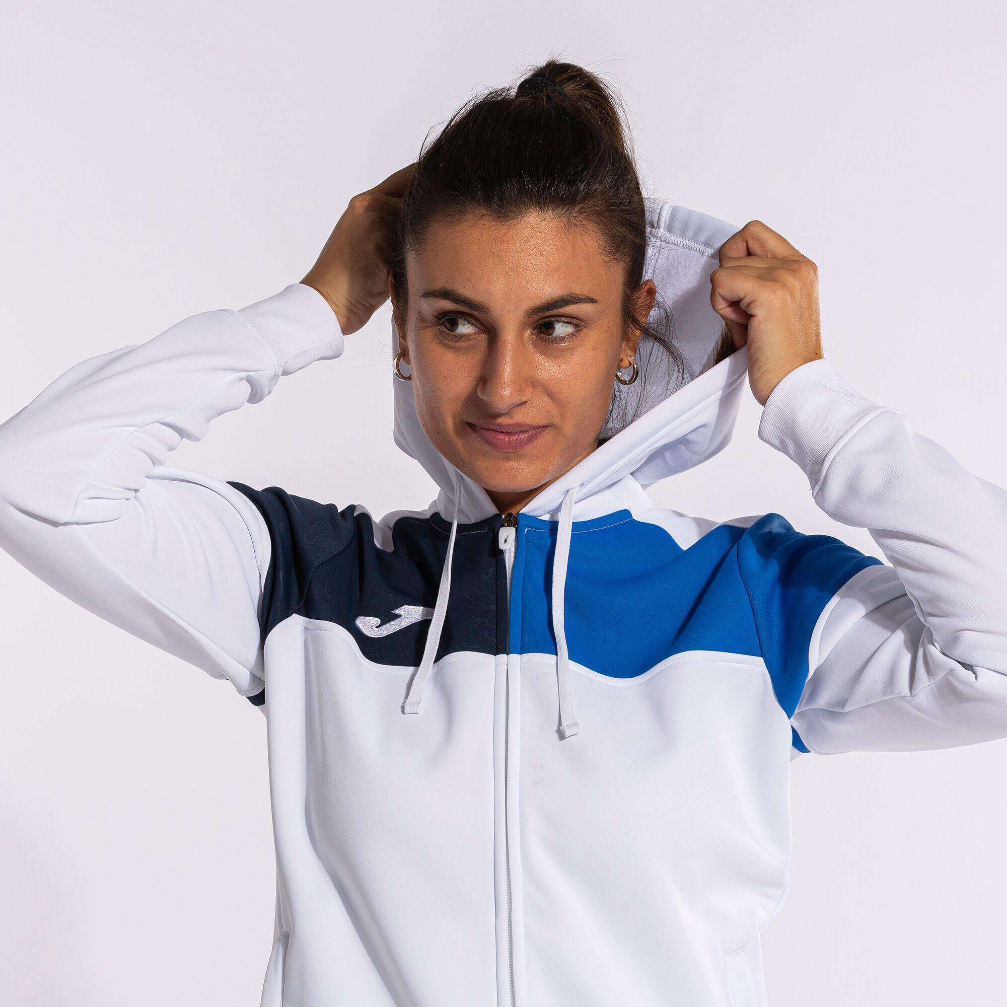 Veste À Capuche Football Femme Joma Crew V Blanc 7/7