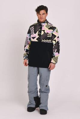 Saved by the bell fleece zwart