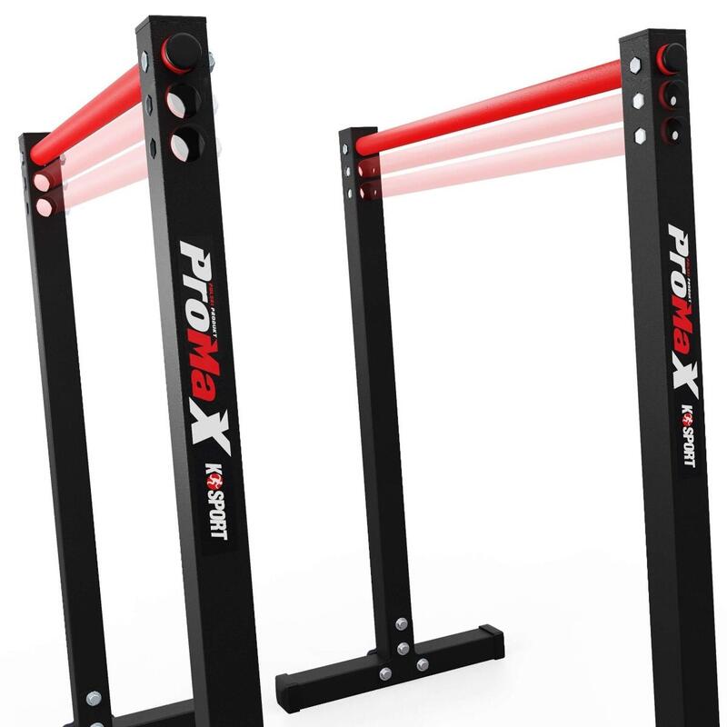 VEVOR Barre Dips Barres Parallèles Charge 200 kg Hauteur