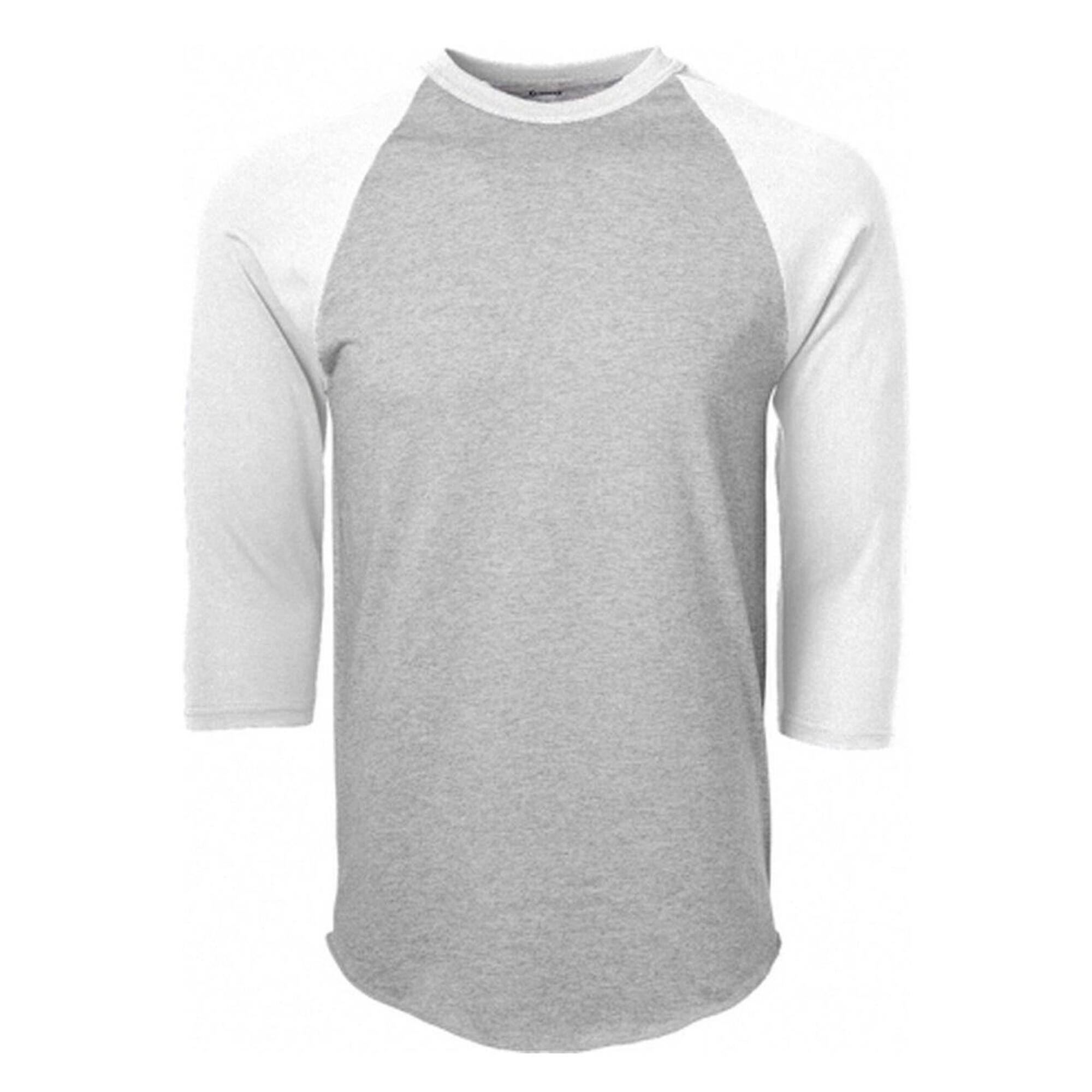 Soffe - Chemise De Baseball Traditionnelle Sous-chemisier - T-shirt Manches Longues - Blanc - Petit - Decathlon