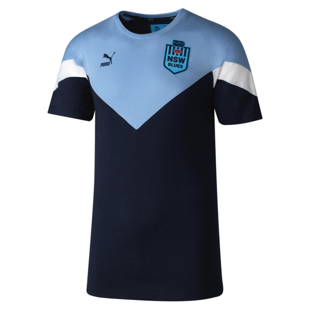 NSW Blues SOO NRL PUMA Mens Iconic Tee - Dark Sapphire