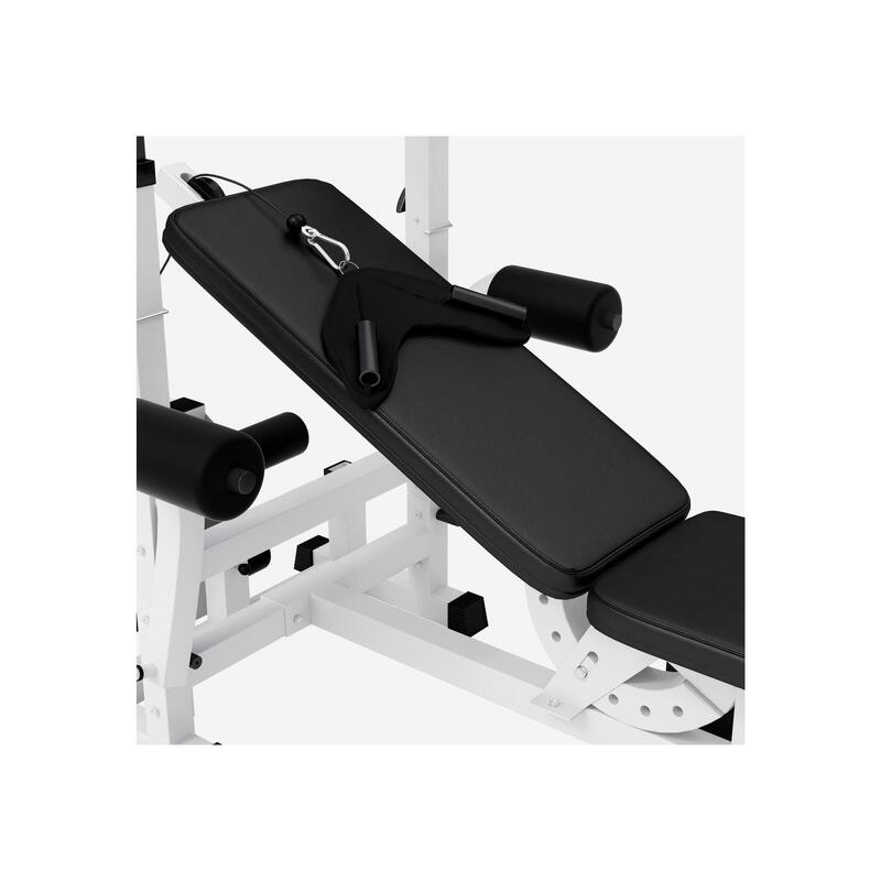 Kit Multiestación+  Musculación Completo Gorilla Sports Blanco