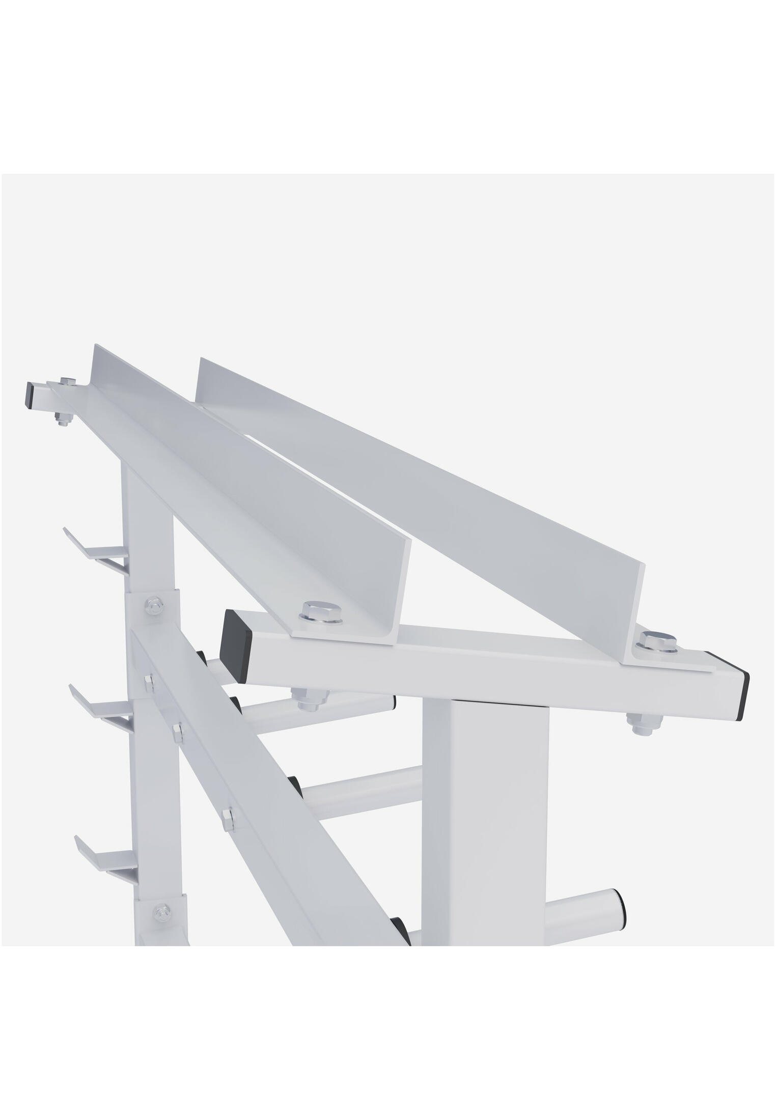 Rack porta-pesi Gorilla Sports acciaio 120×50×96 cm 350 kg 6/7