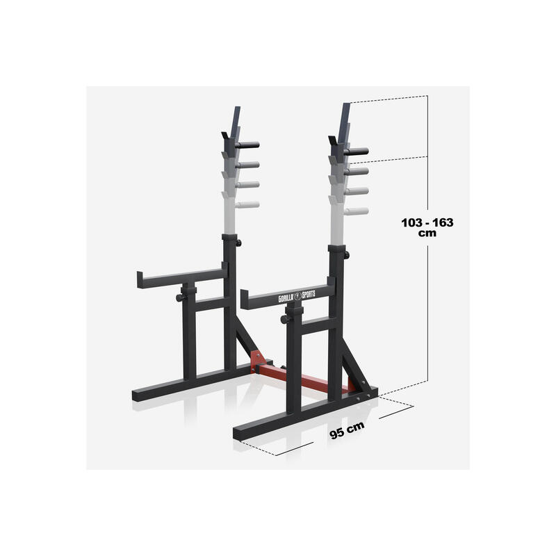 Multi Squat Rack Ajustabil