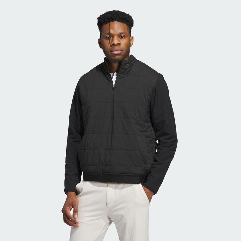 Ultimate365 Quilted DWR Pullover met Halflange Rits