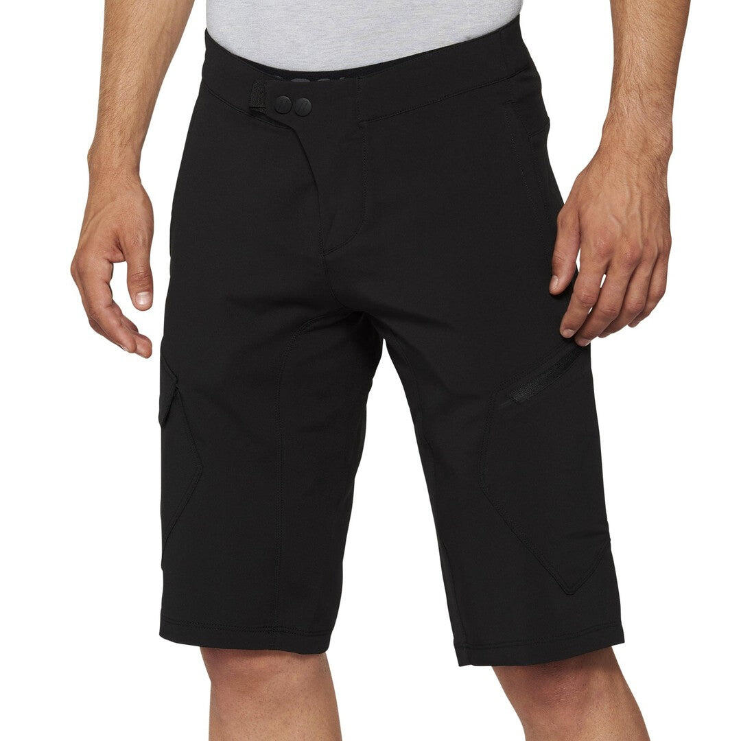 100 Percent RIDECAMP Shorts Black