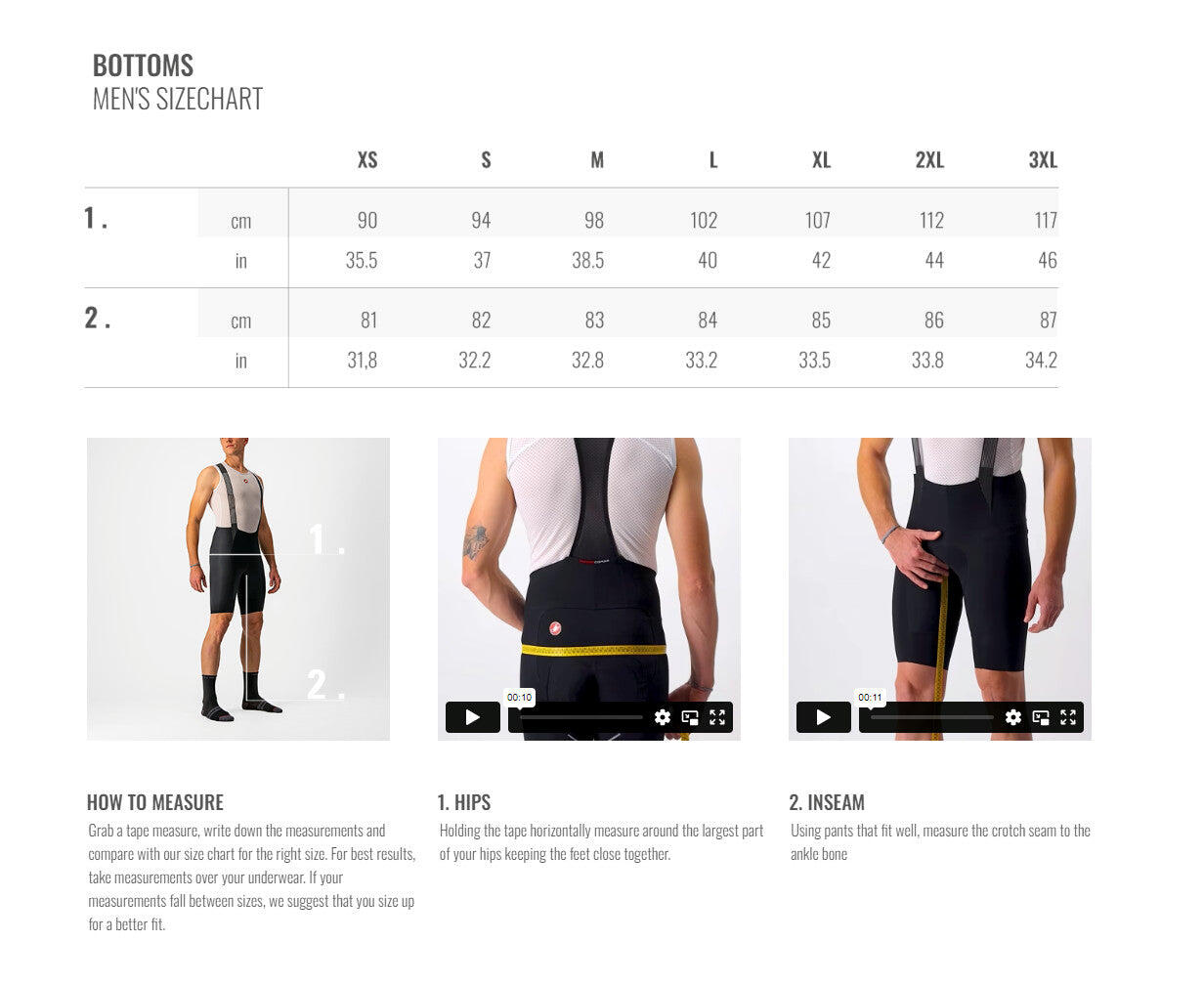 castelli　ENTRATA BIBSHORTサイズM Castelli Entrata 2 Bibshort | Cycling Bib Shorts & Shorts