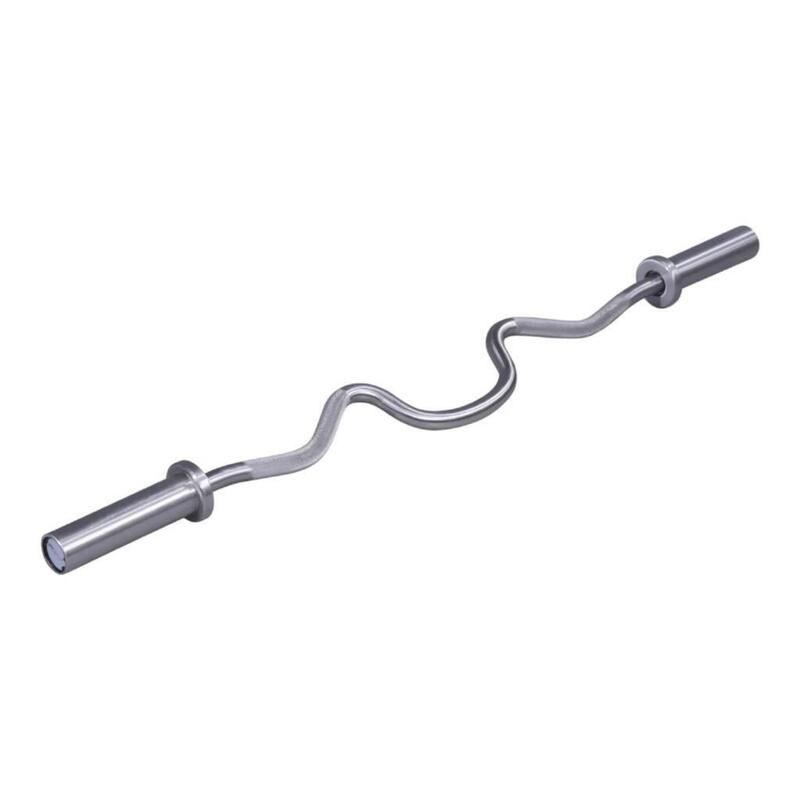 Olympic Curled V-Bar - Acciaio spazzolato - 120 cm