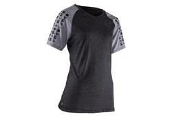 Maillot Manches Courtes Femme Leatt MTB All Mountain 2.0 Noir/Gris