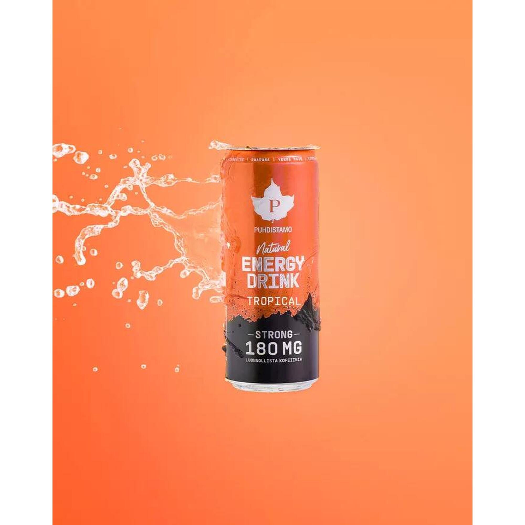 Természetes energiaital, natural energy drink - Trópusi nektarin, mangó, 330ml