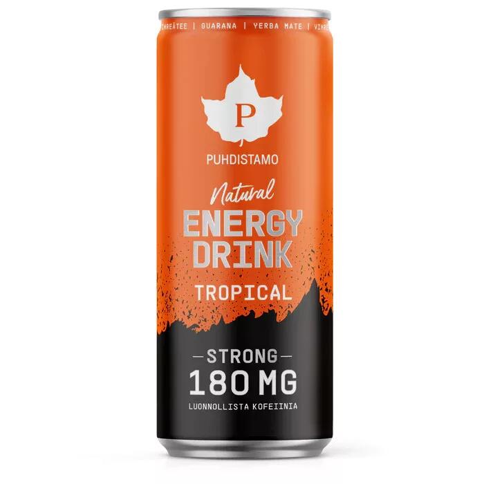 Természetes energiaital, natural energy drink - Trópusi nektarin, mangó, 330ml