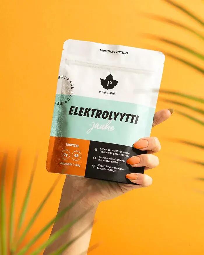 Elektrolit trópusi ízű italpor, 240g 2/5