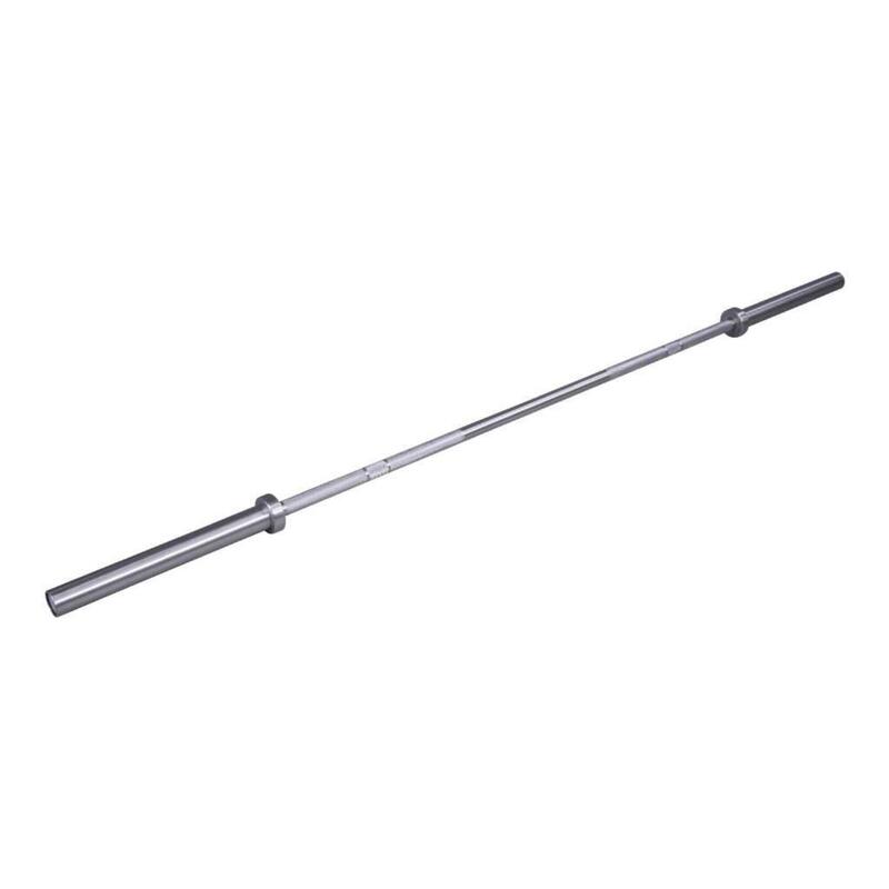 Barre de musculation Olympic Bar - Acier Brossé - 220 cm