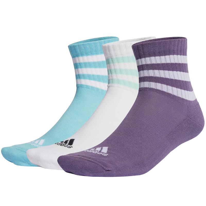 Skarpety adidas 3-Stripes Cushioned Sportswear Mid-Cut Socks 3P
