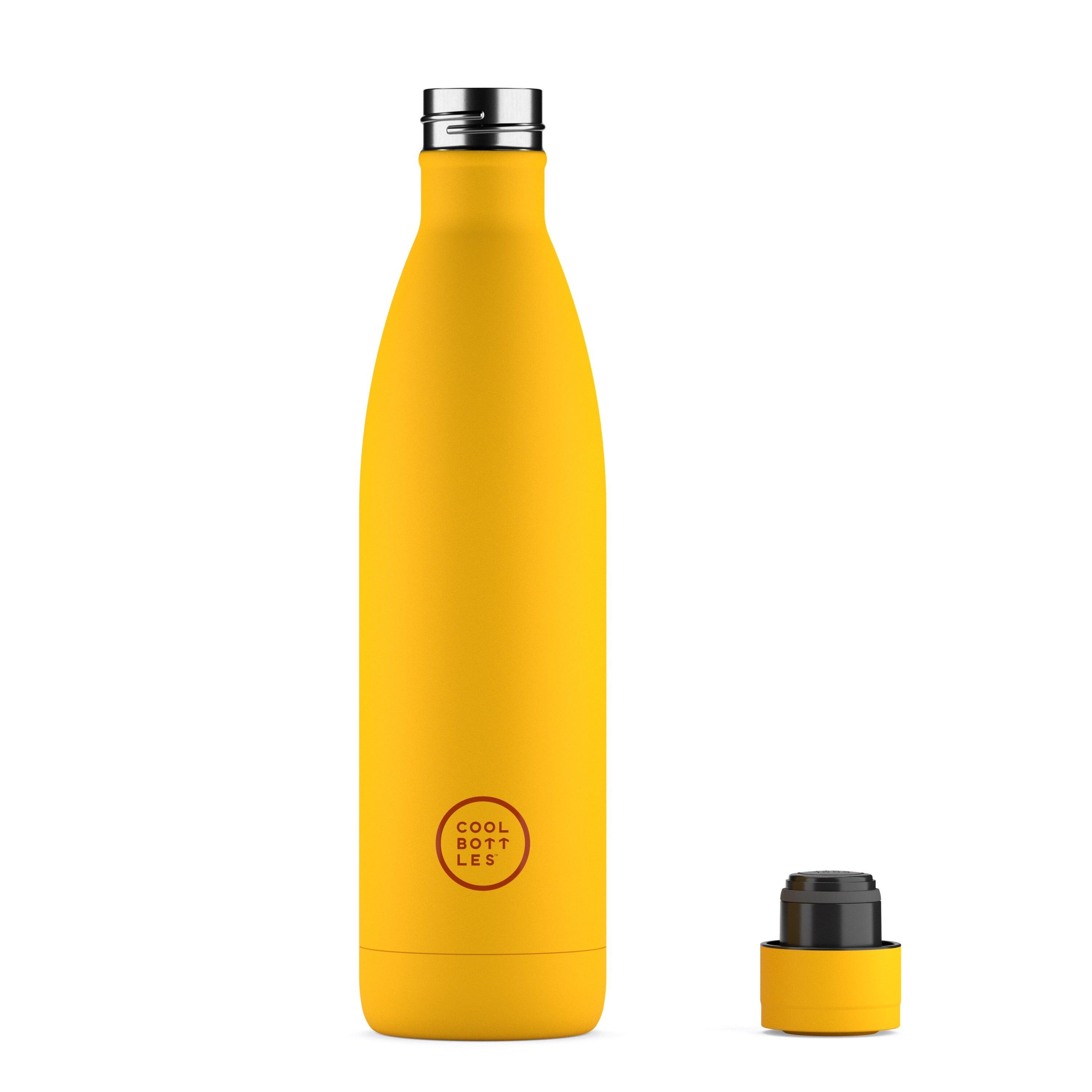 Botella Térmica Acero Inox. Cool Bottles. Con envío gratis. Vivid Yellow 750ml 2/4