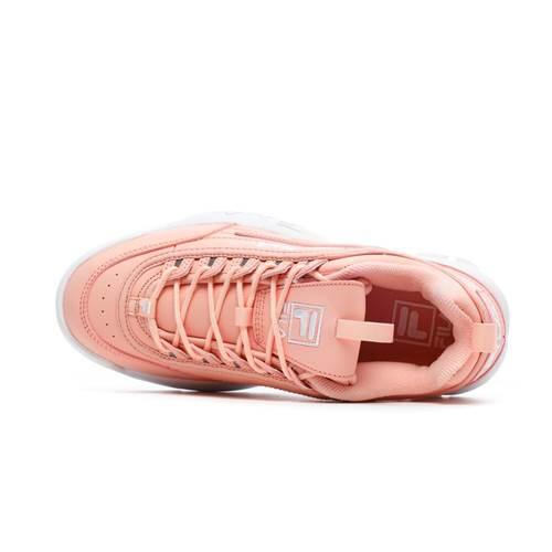 Zapatillas Sneakers Mujer Fila Disruptor rosa blanco