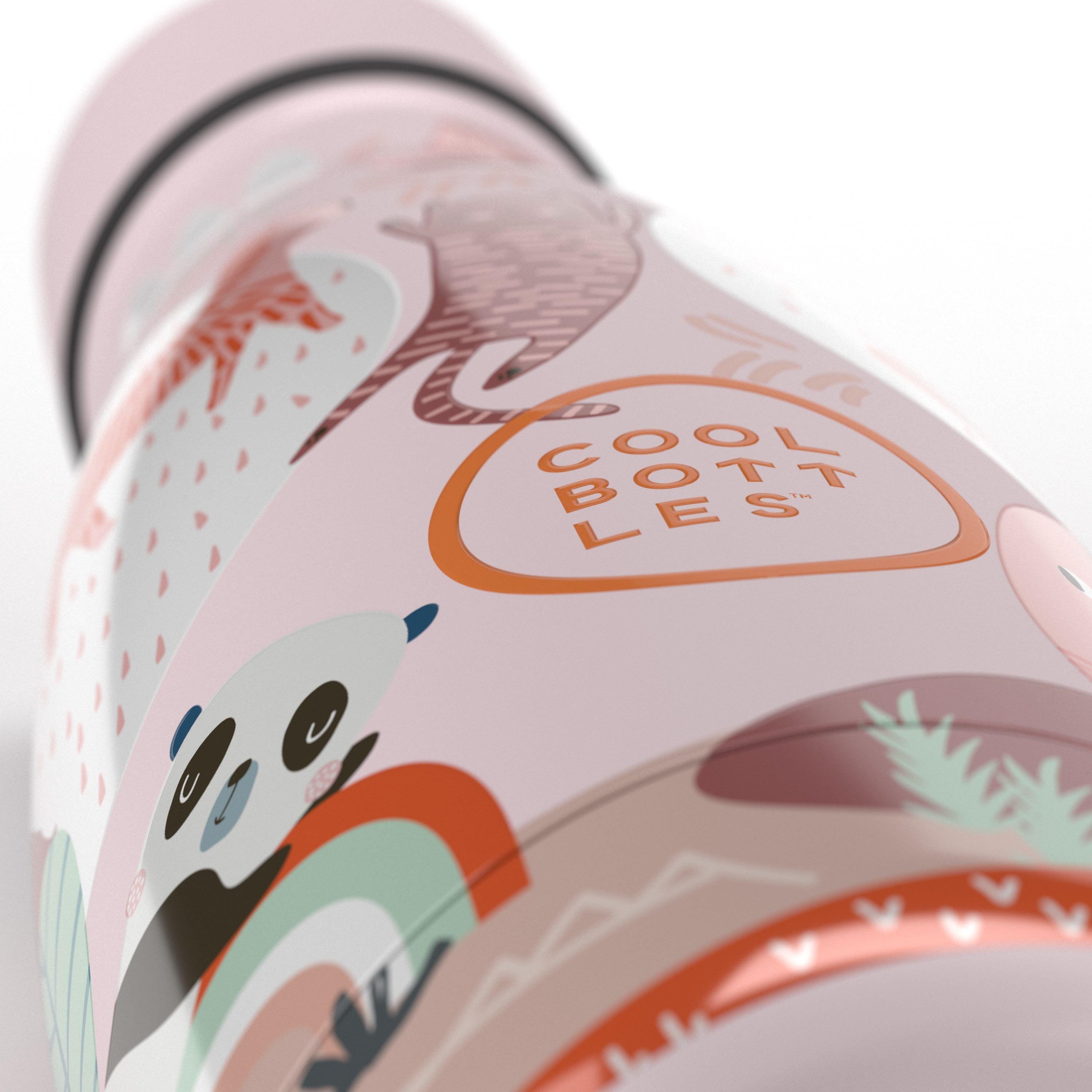 Botella Térmica para niños Cool Bottles. Con envío gratis. Panda Gang 260ml 3/5