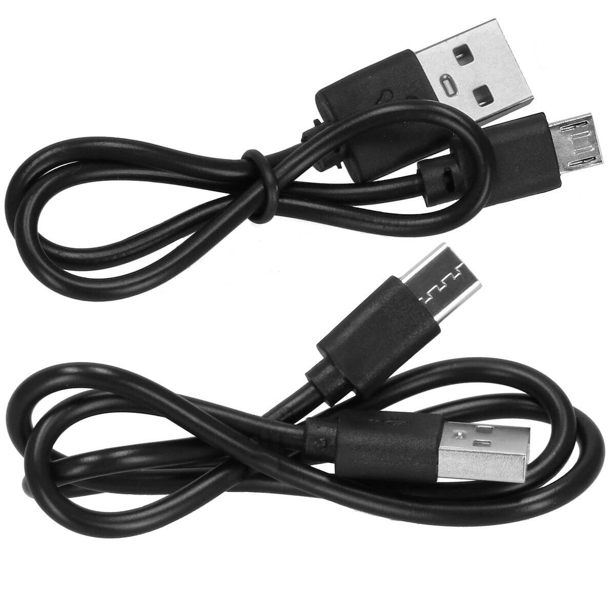 Lampki rowerowe 2 szt. przednia/tylna Springos ładowane USB 2/7