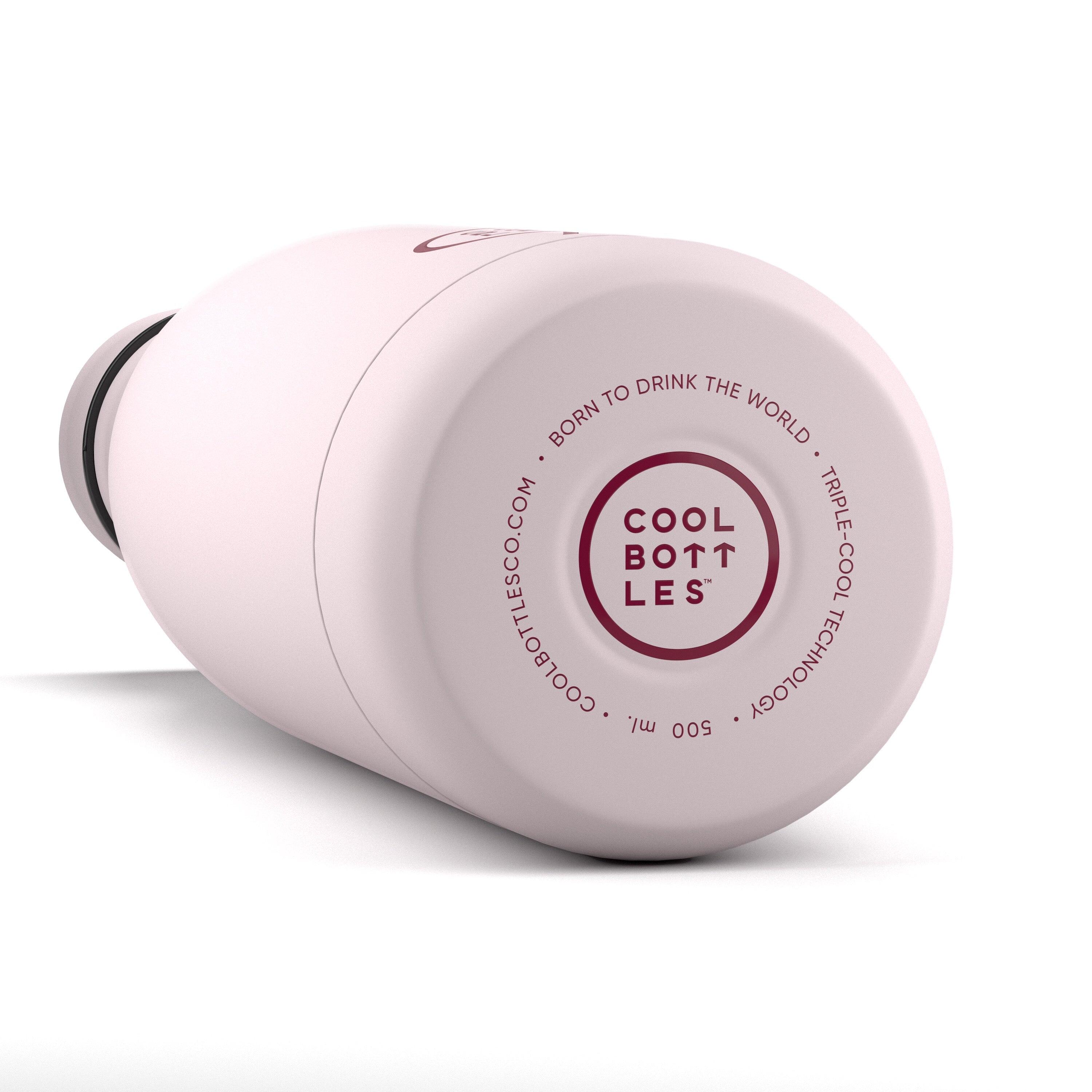 Botella Térmica Acero Inox. Cool Bottles. Con envío gratis. Pastel Pink 350ml 3/4