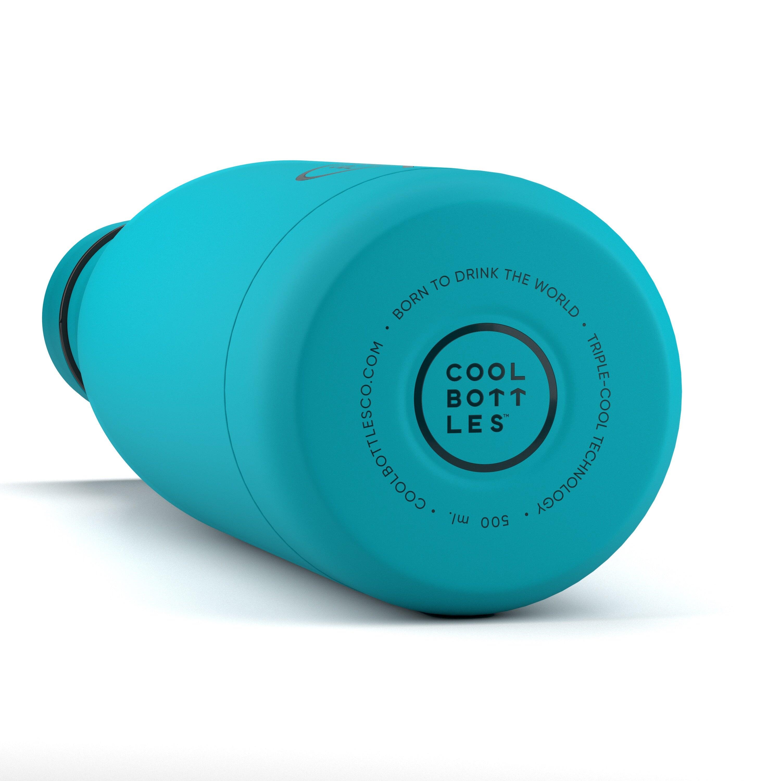 Botella Térmica Acero Inox Cool Bottles. Con envío gratis. Vivid Turquoise 750ml 3/4