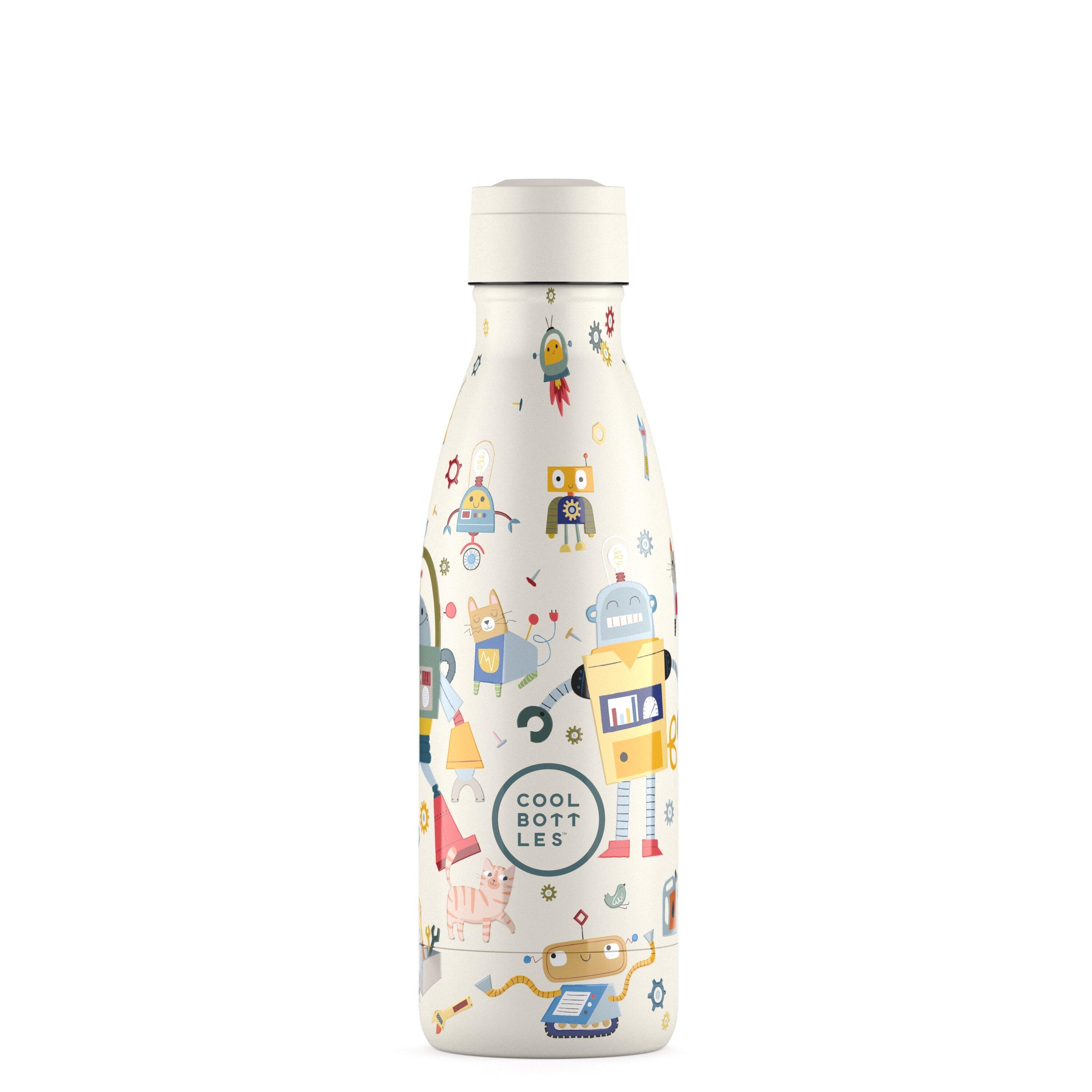 Botella Térmica para niños Cool Bottles. Con envío gratis. Messy Robots 350ml 2/5