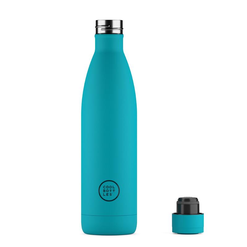 Botella Térmica Acero Inox Cool Bottles. Con envío gratis. Vivid Turquoise 750ml