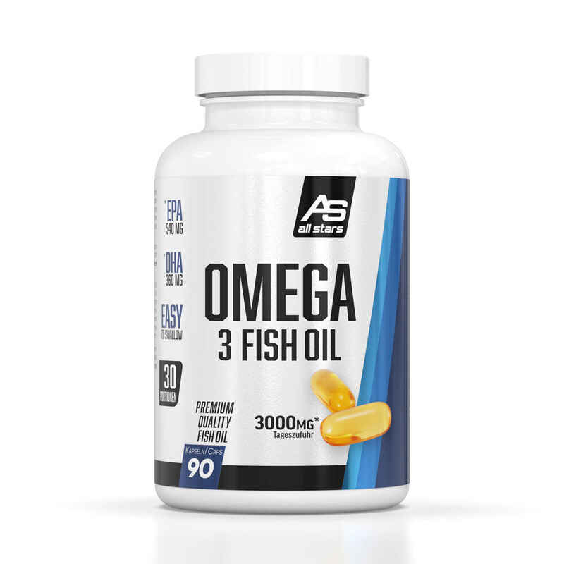 All Stars Omega-3 Mega Caps 90 Kapseln á 3000mg 126g