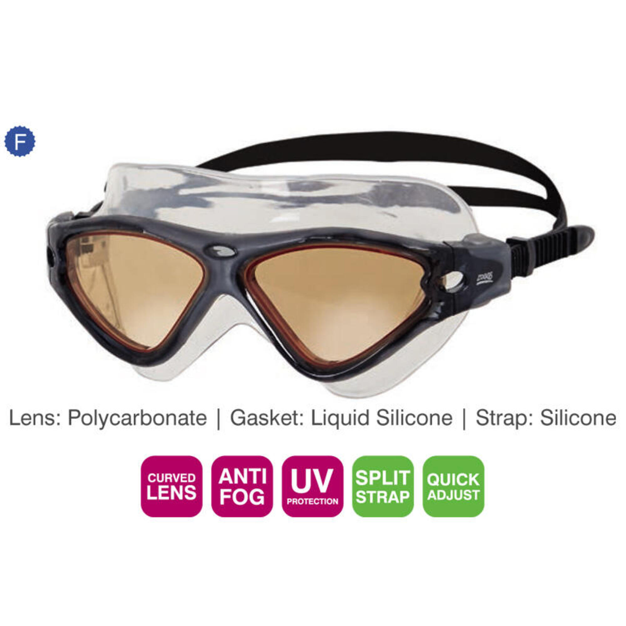 Tri Vision 眼罩型 成人 游泳鏡