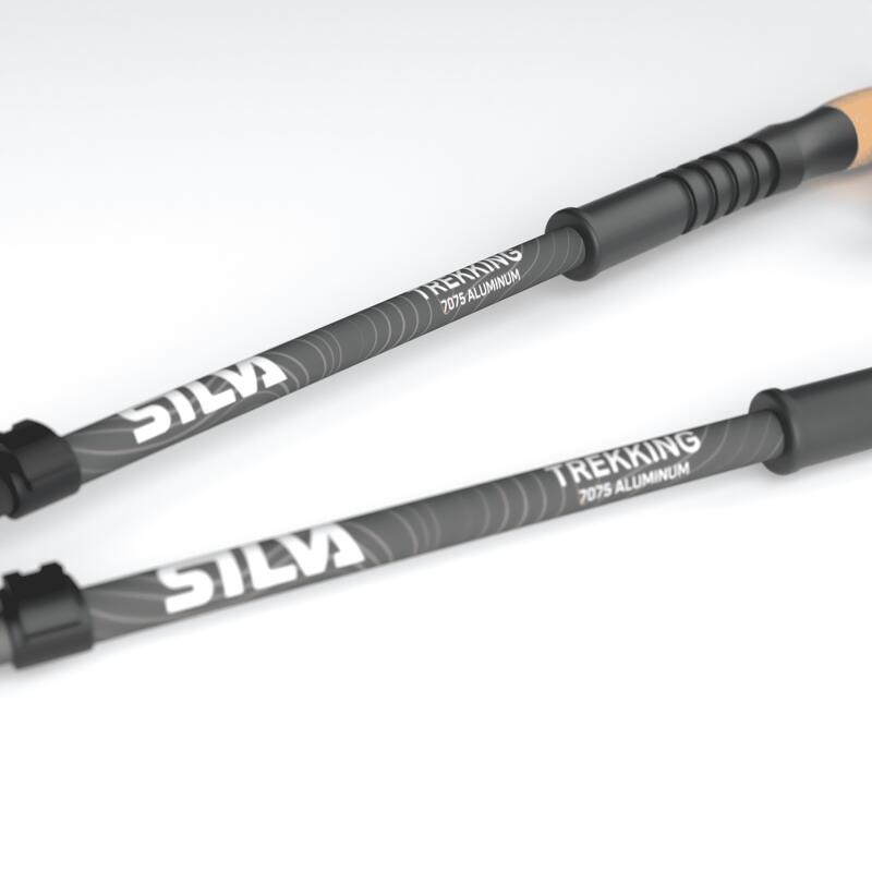 Silva Bastones de trekking aluminio corcho