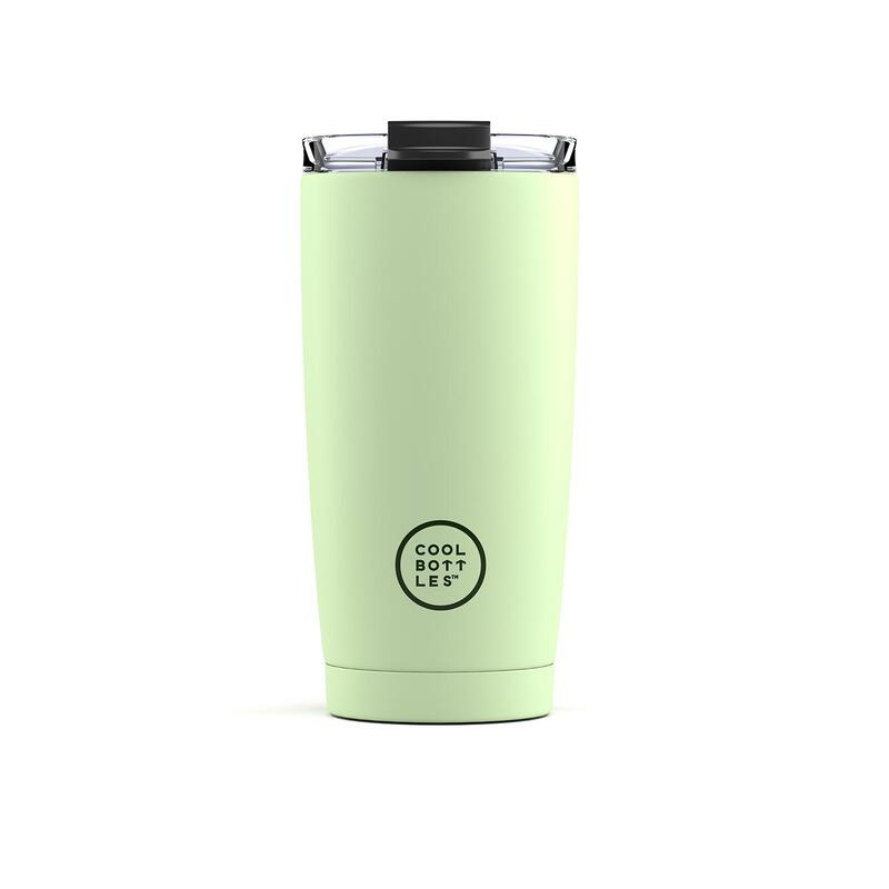 Vaso Térmico de acero Inox. Cool Bottles. Con envío gratis. Pastel Green 550ml