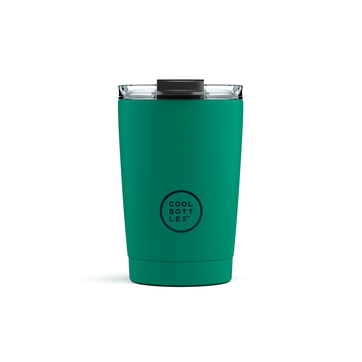 COOL BOTTLES Vaso Térmico de acero Inox. Cool Bottles. Con envío gratis. Vivid Quetzal 330ml