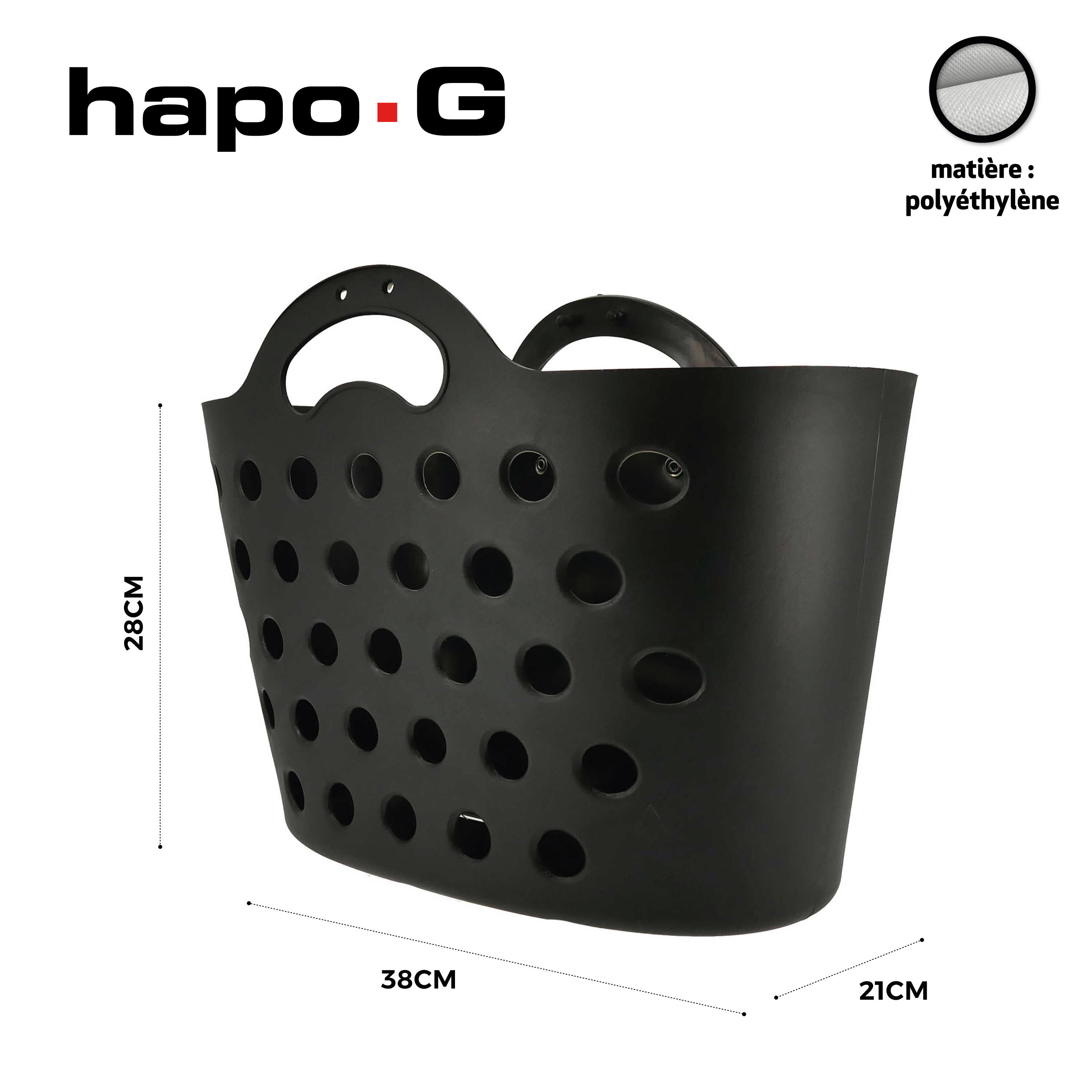 Trendy mand een bagagerek bevestiging Hapo-G 2/5