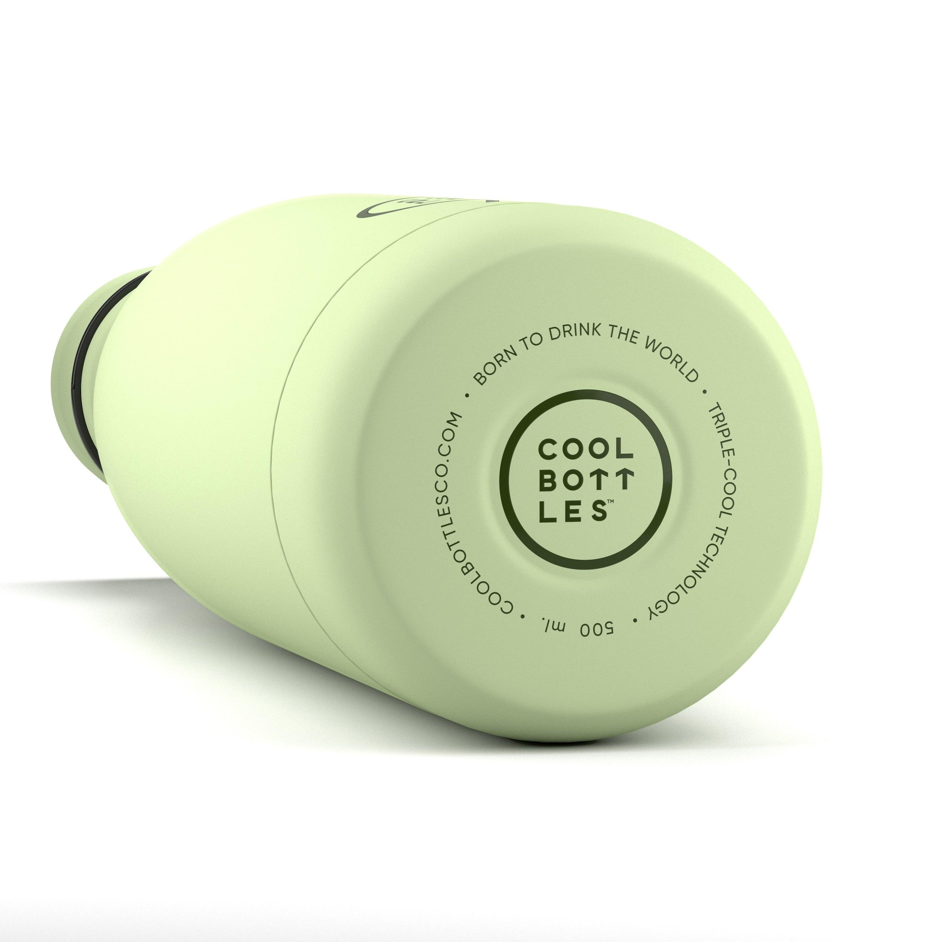 Botella Térmica Acero Inox. Cool Bottles. Con envío gratis. Pastel Green 350ml 3/4