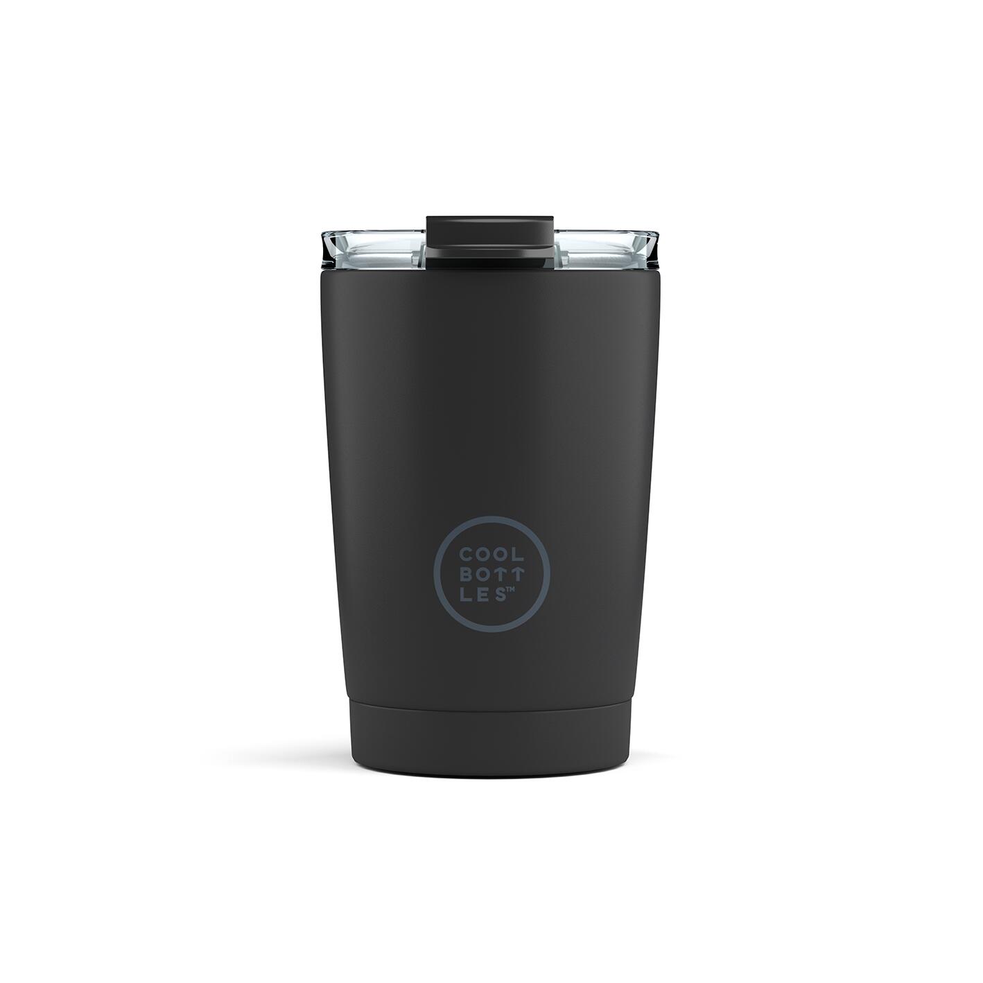 COOL BOTTLES Vaso Térmico de acero Inox. Cool Bottles. Con envío gratis. Mono Black 330ml