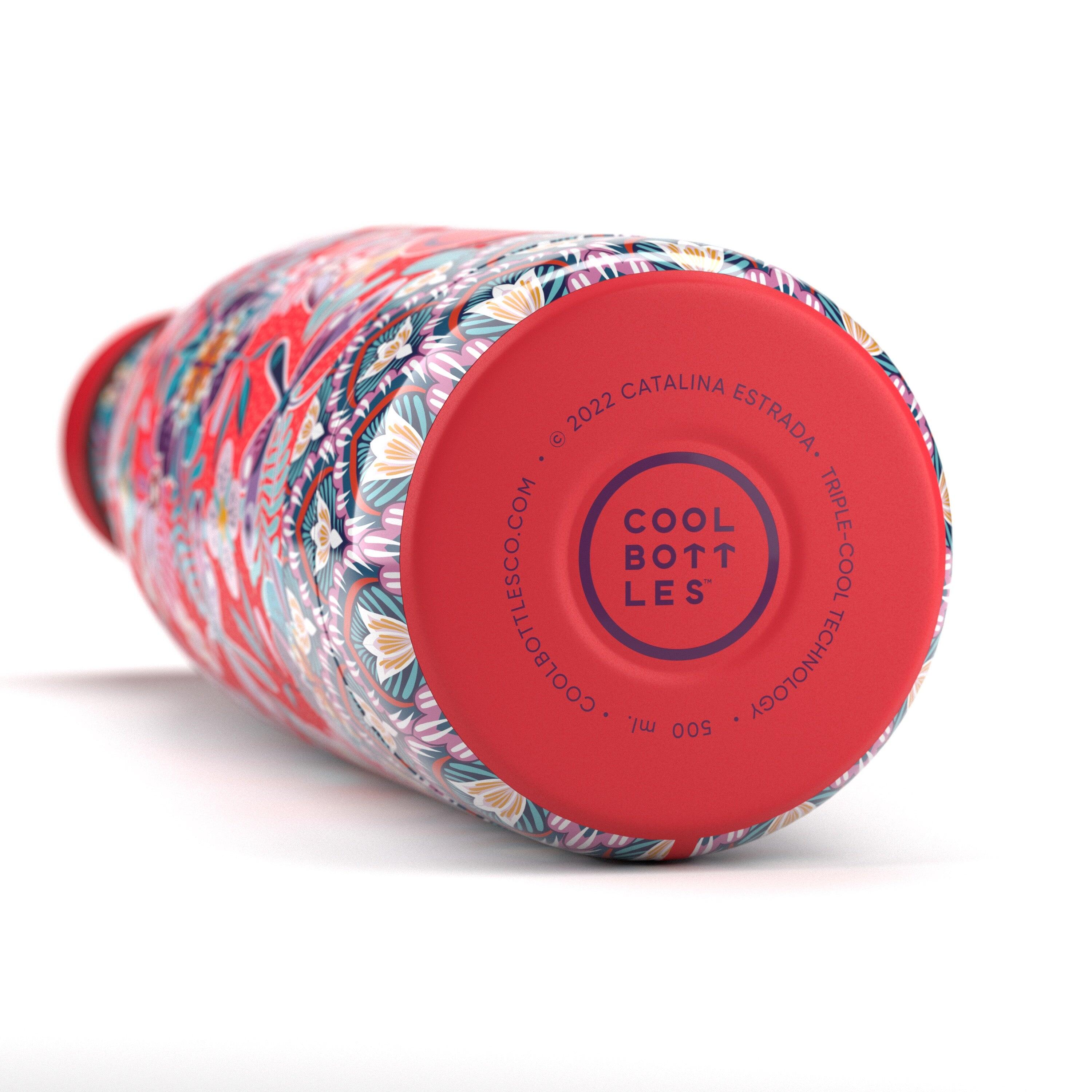 Botella Térmica Acero Inoxidable Cool Bottles. Dragonfly Paradise 500ml 3/5