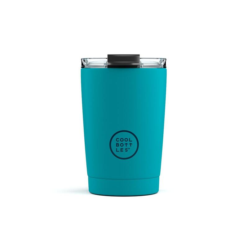 Vaso Térmico de acero Inox Cool Bottles. Con envío gratis. Vivid Turquoise 330ml