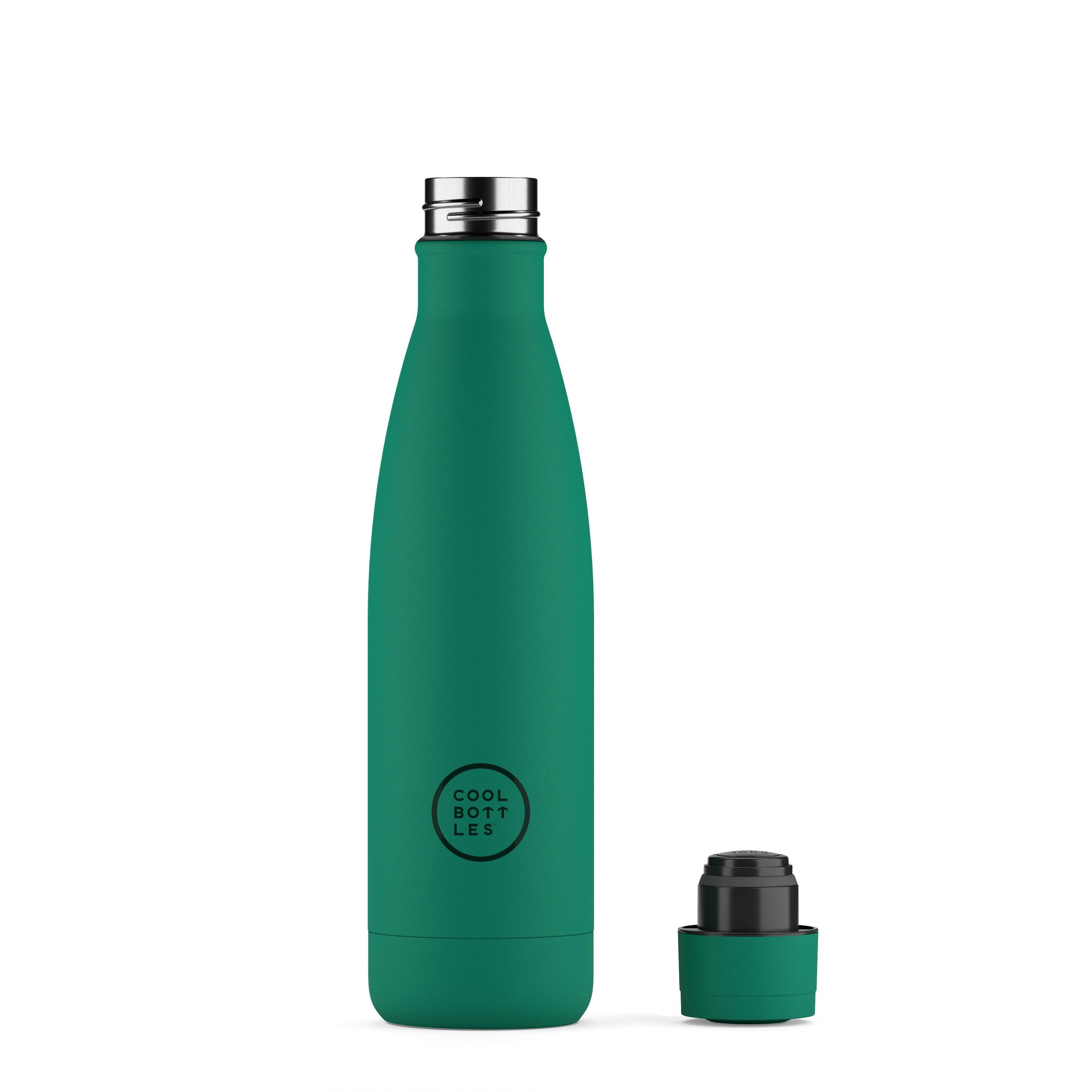 Botella Térmica Acero Inox. Cool Bottles. Con envío gratis. Vivid Quetzal 500ml 2/4