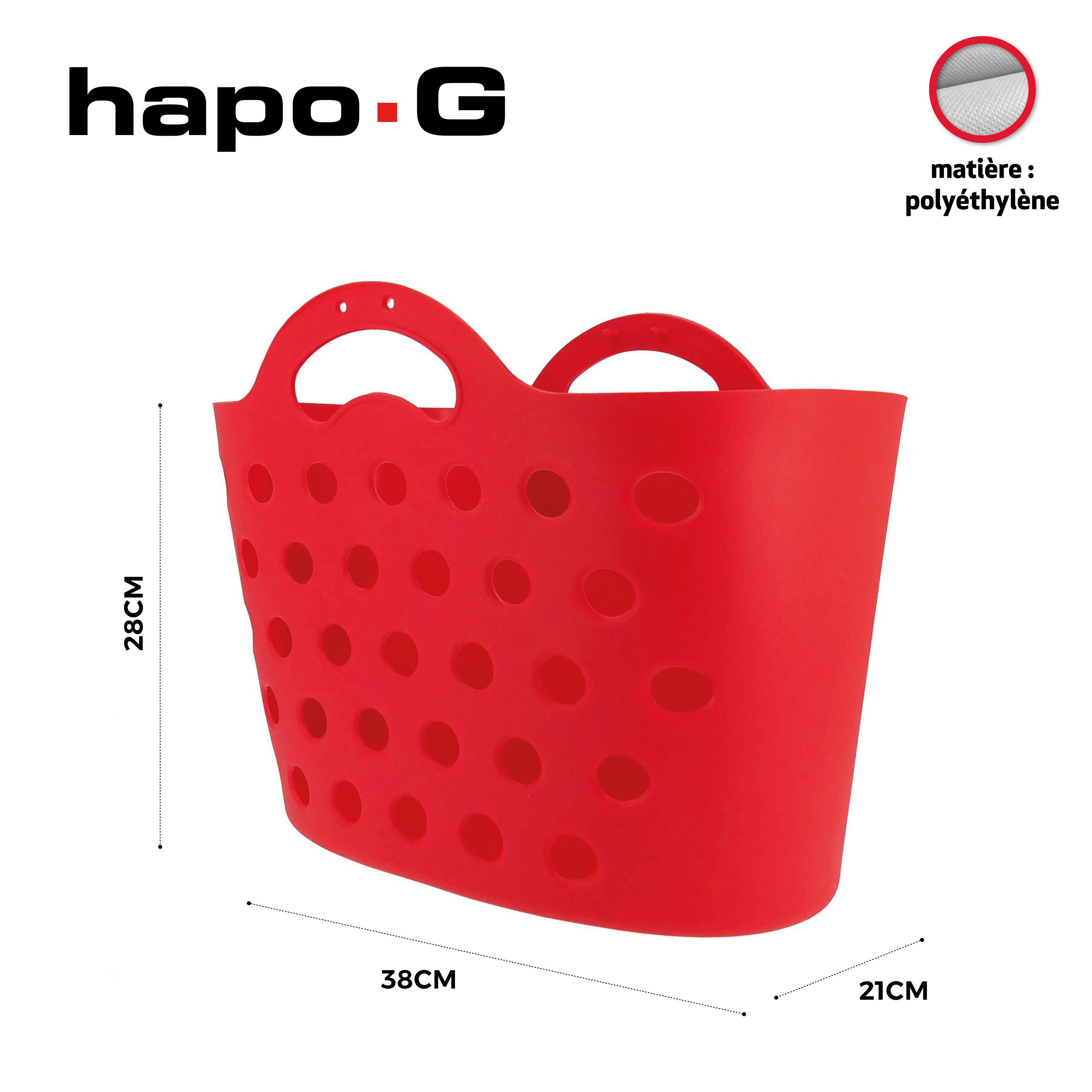 Panier Trendy One Hapo-G fixation porte-bagages 3/6