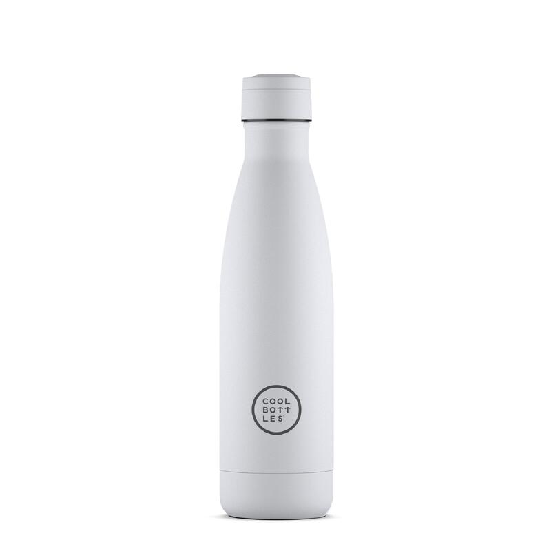 Botella Térmica Acero Inox. Cool Bottles. Con envío gratis. Mono White 500ml