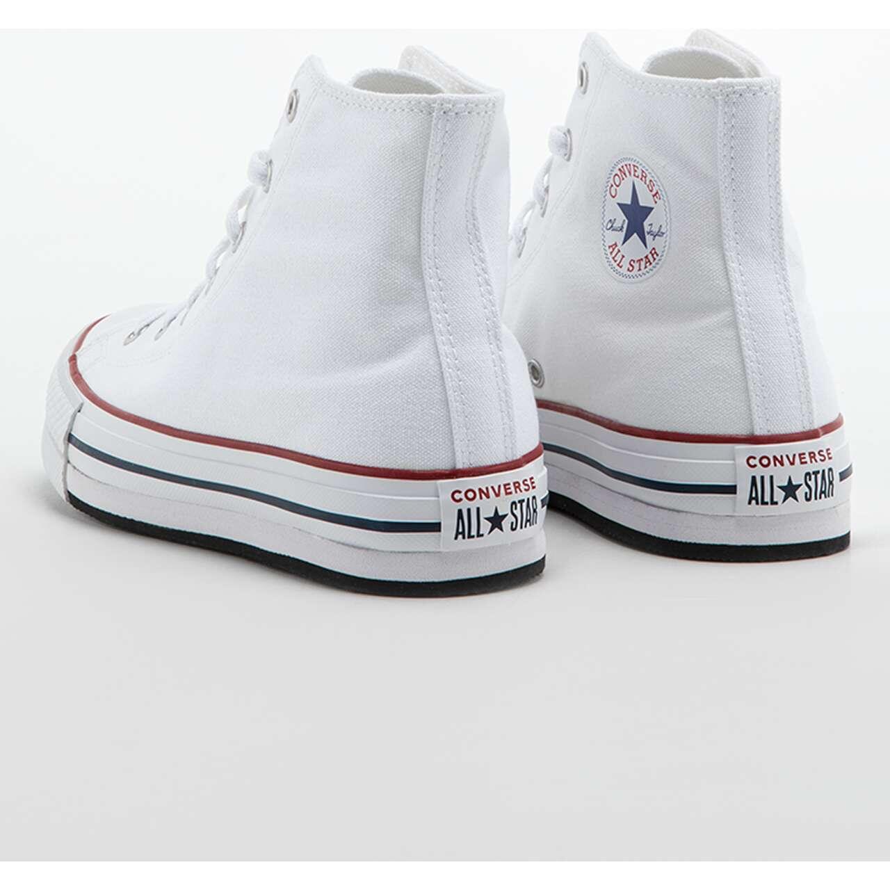 Sneaker Converse Chuck Taylor All Star Lift Platform - Bianche 5/7